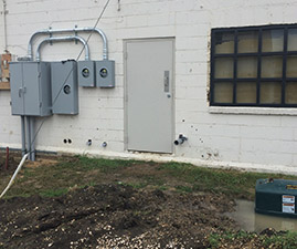 Door and Electrical Panels